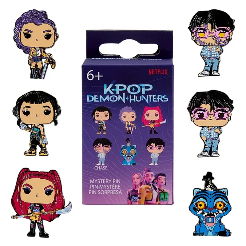 K-POP DEMON HUNTERS - Funko Blind Box Enamel Pins - 1 Unidade
